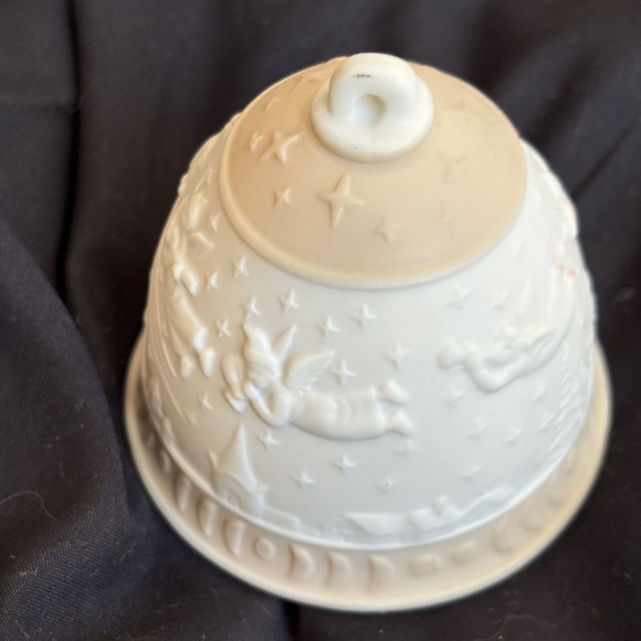 Lladro 1989 Porcelain Christmas Ornament Bell Holiday Vintage Collectible - Picture 5 of 6